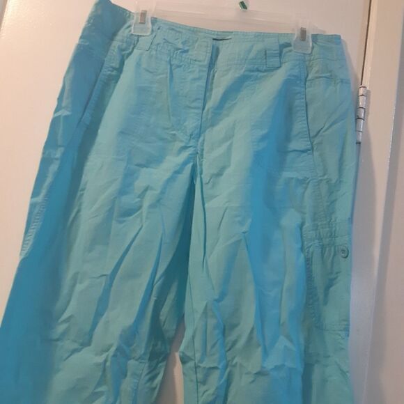 Women's 7 Pocket Blue Capris Reitmans size 11 - Picture 9 of 13